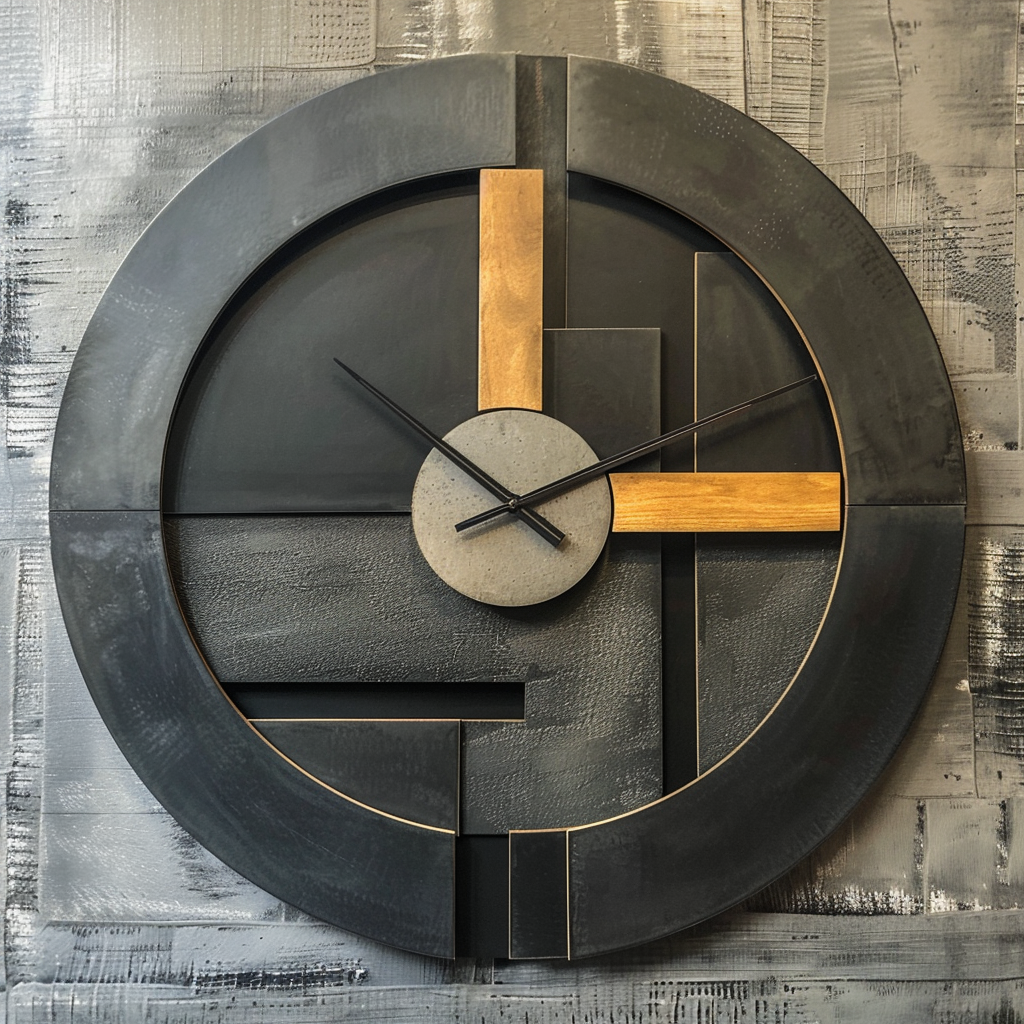 Brutalist Clock